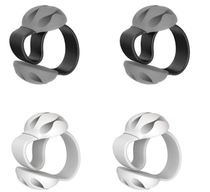 Organizador de Cables de escritorio, Clips de silicona, gestión de cables de escritorio, 4 unidades - Product Image 1