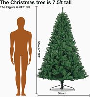 Nouvel arbre de Noël artificiel de conception de PVC en gros pour la décoration de partie
