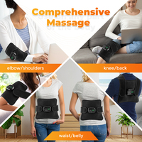 Ceinture de massage infrarouge 660 nm 850 nm pour soulager la douleur musculaire, portable pour le bras/le genou/le ventre/le dos/la taille, thérapie par lumière rouge, coussin de massage pour tout le corps, 4 niveaux