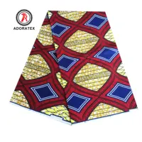 Neue schicke Stoffe Textilien 100% Polyester afrikanisches Wachs druckt Stoff