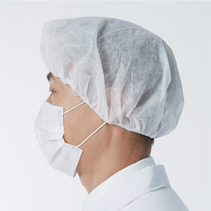 Gorro desechable unisex de tela no tejida <span class=keywords><strong>para</strong></span> <span class=keywords><strong>cocina</strong></span>, taller o fábrica, tipo chef, antipolvo y engrosado. - Product Image 4