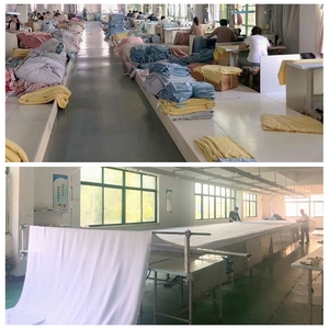 Giá rẻ bedsheets bán buôn Chất lượng cao tấm ga trải giường thêm mềm Vua Kích thước bốn mảnh sợi nhỏ Polyester bedding Set - Product Image 2