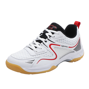 Vente en gros Chaussures de Pickleball Hommes et Femmes Chaussures de Badminton PU Chaussures de Badminton Blanches Professionnelles de <span class=keywords><strong>Handball</strong></span> - Product Image 1