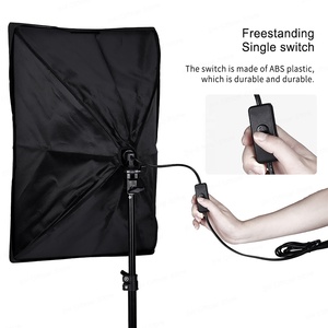 Sistema de Iluminación Continua Takenoken para Kit de Iluminación con Softbox para Transmisión de Video, Grabación de Video, Vlogging - Equipo de <span class=keywords><strong>Estudio</strong></span> Fotográfico - Product Image 3