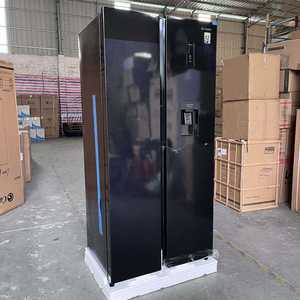 Réfrigérateur double porte côte à côte de haute qualité, grande capacité, à froid ventilé et sans givre, idéal pour usage domestique ou hôtelier - Product Image 1