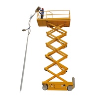 Plateforme élévatrice mobile hydraulique à ciseaux pour travaux aériens personnels