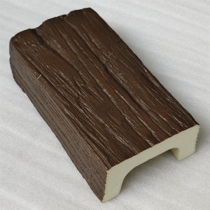 الصين المصنعة عالية الجودة بو الأخشاب فو شعاع غطاء البولي يوريثين سقف شعاع الخشب الحبوب ديكور المنزل - Product Image 4