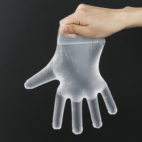 Guantes Desechables de Polietileno (PE) Resistentes al Agua para Cocina, Supermercado y Mostrador