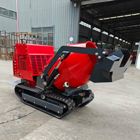 Mini camion malaxeur et pompe à béton mobile avec attache pour chargeuse compacte pour projets de construction