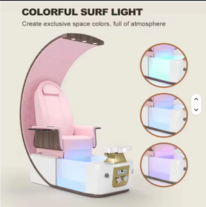 Sillón de Pedicura Profesional de Lujo Moderno para Salón de Uñas, con Masaje y Spa para Pies - Product Image 2