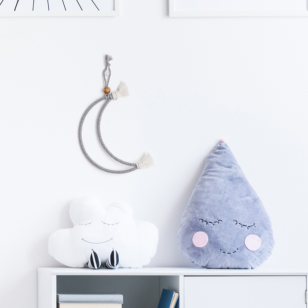 Caliente Amazon belleza al por mayor Decoración de casa nuevo diseño colgante estrella Luna colgante de pared
