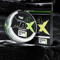 YGR MAX X4 PE tressé ligne de pêche 100m/150m haute résistance et résistant à l'abrasion usine directe budget-amical pour la pêche en rivière