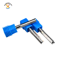 Fraise à queue Warrior's Bit en carbure revêtu de TiCN, queue de 6 mm, 3 cannelures, outil CNC, fraise de dégrossissage à éclatement de copeaux ODM/OEM pour la coupe du bois