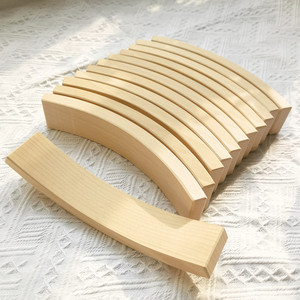 Khối xây dựng uốn cong và cong màu gỗ tự nhiên kết hợp sáng tạo trẻ em câu đố Montessori giáo dục sớm Đồ chơi bằng gỗ - Product Image 2