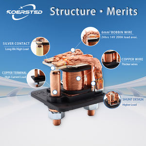 Relé de Alta Potencia de 4 Pines Serie KKA-D 120A 200A 250A 12V/24V/48V Nuevo Mini Interruptor de Relé Estándar para Corte de Batería y <span class=keywords><strong>Precalentamiento</strong></span> - Product Image 6