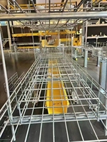Système de paniers en fil d'acier modulaire Q235 avec finition galvanisée à chaud, extensible pour une utilisation industrielle et une croissance future