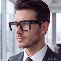 Montures de lunettes M3058 à charnière de précision intégrée, style européen, tendance, nouveau modèle vintage, légères et durables pour affaires