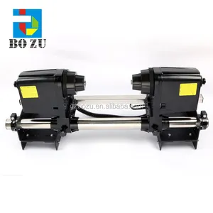 uv roll to roll printer metal take-up machines 38cm high double power take-up machine with double pole support iron frame