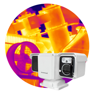 Mini độ nét cao Pan/Tilt nhiệt hình ảnh thiết bị cho nhiệt độ Giám sát cho trạm biến áp chuyển đổi phòng tầm nhìn ban đêm - Product Image 2