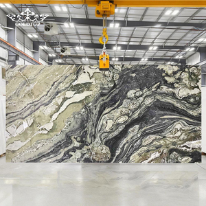 Losas Pulidas de Cuarzo Verde Crepúsculo Goldtop, Piedra Natural, Encimeras Modernas Ecológicas, Encimera de Baño, Isla de Cocina - Product Image 1