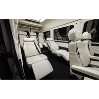 Siège VIP de luxe pour conducteur et passager Mercedes Sprinter 2018 avec petite chaise pliante, revêtement en cuir épais pour Sprinter