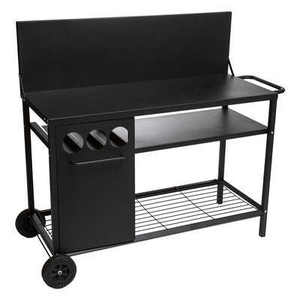 Carrito de Metal Negro de 120x48 cm - Product Image 1