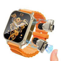 Montre connectée N22 Série 8 avec écouteurs sans fil BT TWS, écouteurs sportifs pour hommes et femmes, montre connectée avec fonction de réponse aux appels