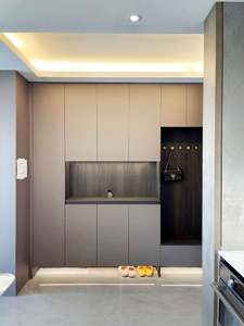 Zapatero Moderno Personalizado de MDF con Luz LED para Interiores y Exteriores, para Sala de Estar, Dormitorio, Entrada y Almacenamiento - Product Image 5