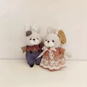 Llavero de Peluche de Conejito de Orejas Largas, Adorable Muñeco de Conejo Pequeño, Accesorio para Mochila, Pequeño Adorno, Regalo - Product Image 2