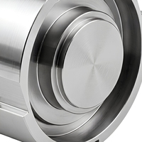 Composants de fenêtre usinés CNC en acier inoxydable 316L pour logement à alésage interne de précision, usinage 4 axes, pour laboratoire médical