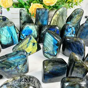 Labradorite Hot High Quality Healing Crystals Gemstones Polished Labradorite Ornament Crafts For Decor