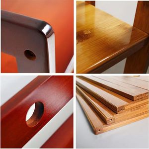 Étagère de rangement de cuisine en bambou Bicheng à 3 niveaux, armoire sur pied de style chinois, organisateur d'étagères pour four à micro-ondes - Product Image 4