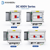 Boîtier de Combinaison Solaire Photovoltaïque 1 Entrée 1 Sortie 1 Chaîne 600V CC IP65 20A avec Fusible MCB SPD pour Système Photovoltaïque Connecté au Réseau sur Toit Xiangou Electric OEM/ODM