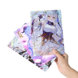 Tarjetas Coleccionables de Anime Personalizadas con Diseño de Diosa, Corte Láser, Recubrimiento de Polvo Dorado, para Transmisiones en Vivo de TikTok - Product Image 2
