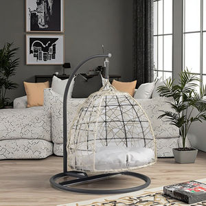 Günstiger Preis Maßgefertigtes Gemütliches Rattan-Geflecht Haustier-Hundehäuschen Katzenhaus Käfig Hundehöhle Bett Hängematte - Product Image 1