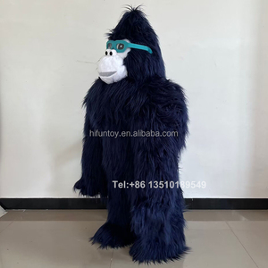 Funtoys Ape Inflatable Gorilla Mascot <strong>Costume</strong> 130cm <strong>King</strong> Kong Customized Children Anime Cosplay Mascotte Fursuit Animal for <strong>Kids</strong> - Product Image 3