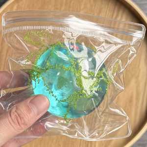 New 6cm Clear Ocean Fish Maltose Ball Series TPR Squeeze Toy Stress Relief Decompression Gift for Kids Adults Cool Ambiance - Product Image 3