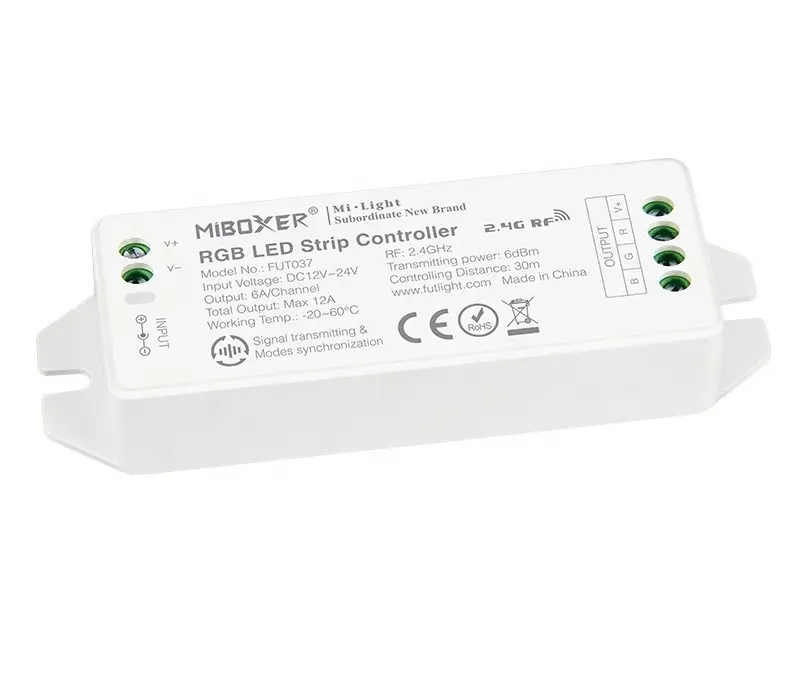 Miboxer Bộ Điều Khiển Từ Xa Ứng Dụng Điện Thoại Thông Minh MILIGHT FUT037M 2.4GHz Bộ Điều Khiển Led Rgb 16 Triệu Màu