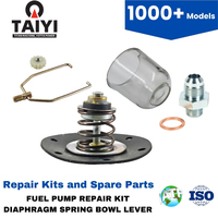 Kit de réparation de pompe à carburant mécanique TAIYI : diaphragme, ressort, cuve en verre, levier, support, raccords, pièces de rechange pour essence/diesel