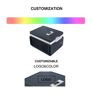 Mini réfrigérateur portable 12V 12L pour le camping Boîte de congélation solaire alimentée par batterie pour la livraison de gâteaux pouvant être mis en voiture - Product Image 6