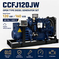 Groupe électrogène marin auxiliaire SCDC120JW 4 temps 120 kW, diesel, turbocompressé et refroidi par air, par SCDC WP6CD158E201