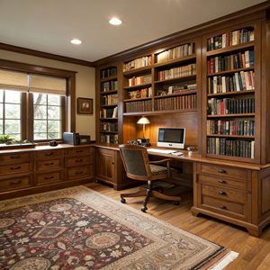 Armoire en bois personnalisée BALOM avec porte à charnières pour la maison, le bureau et la chambre à coucher, design gain de place avec quincaillerie de qualité - Product Image 6