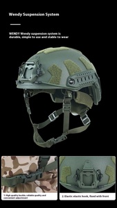 SF High-Cut Capacete Tático à Prova de Explosão Fast Wendy Suspensão Fibra de Vidro Hard Hat para Equipamento Exterior Inner Liner Incluído - Product Image 3