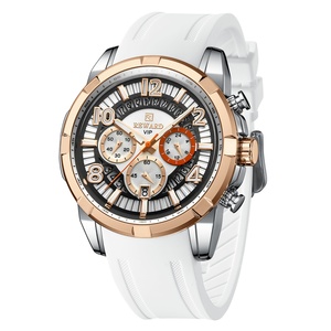 RÉCOMPENSE montre à Quartz hommes quotidien à la mode alliage élastique montres 3d cadran calendrier affichage Cool étanche horloge Reloj - Product Image 4