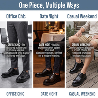 Chaussures habillées en cuir pour hommes en gros – Tige en cuir de vachette de qualité supérieure, design classique à lacets, semelle extérieure en caoutchouc durable – Chaussures de ville