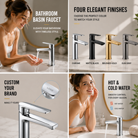 Robinet de lavabo en gros au meilleur prix, mitigeur de salle de bain à poser, chromé, monotrou