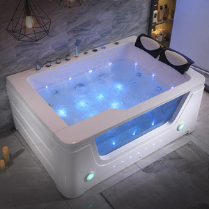 Đơn Lập 2 Người Whirlpool Acrylic Bồn Tắm Massage Với Máy Bay Phản Lực Chức Năng Bồn Tắm Nước Nóng Giá Cho Khách Sạn Hiện Đại Phòng Tắm - Product Image 1