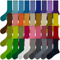 Everyday Lot de 3 chaussettes matelassées en coton biologique Classique mi-mollet Confort Respirant Sporty Unisex Couple Chaussettes