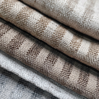 Rideaux en lin pour plafonds hauts, tissu blanc et beige, respirants, neutres, pour salon, chambre et fenêtre