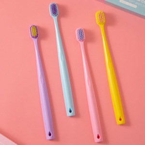 Haoniu Ice Cream Color <b>Toothbrush</b> Soft Bristles Adult Manual Travel <b>Toothbrush</b> - Product Image 2